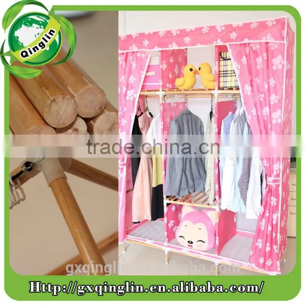 2015 Modren Style Folding Solid Wood Cabinet Bedroom Furniture photo-2