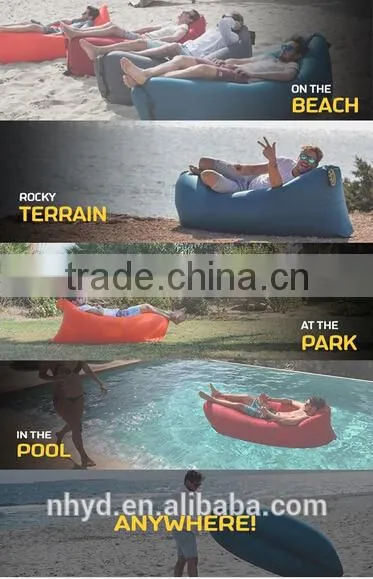 Light Weight Inflatable Beach Lounger Sleeping Bag Large Bean Bag photo-3