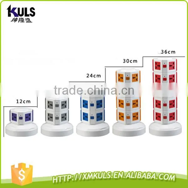 Multifunctional Vertical Universal Strip Charging the Mobile Phone Color Electrical Sockets and Switches USB Power Socket photo-2