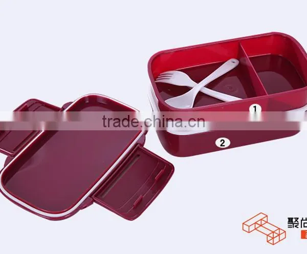 L00113 2017 Fashion Design With Spoon and Fork Set Kid Lunch Box photo-4