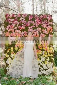 Factory Price Hot Products Artificial Flower Wall in Weeding or Stage for Decoration photo-4