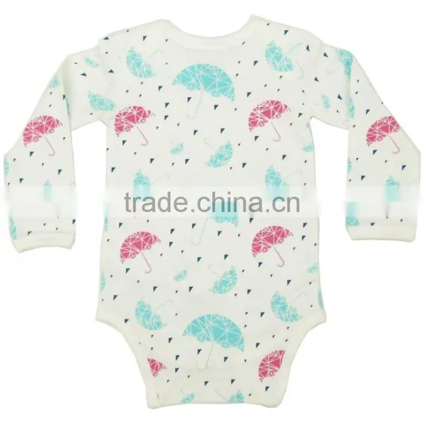 Organic 2017 High Quality Newborn Baby Bodysuits With Cute Baby Clothes for Nightsuit and 100% Soft Babys Romper photo-2