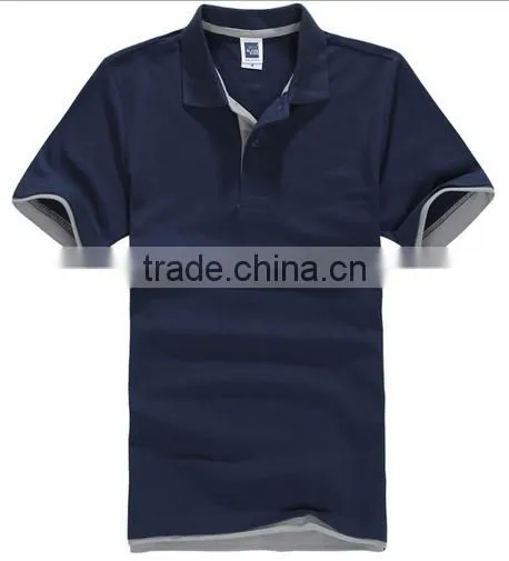 2016 Men Polo Shirt Short Sleeve Shirt photo-3