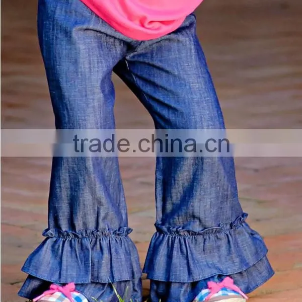 2017 New Arrival Boutique Girl Clothing Baby Clothes Kid Children Shorts Wholesale New Model Jeans Pants photo-3