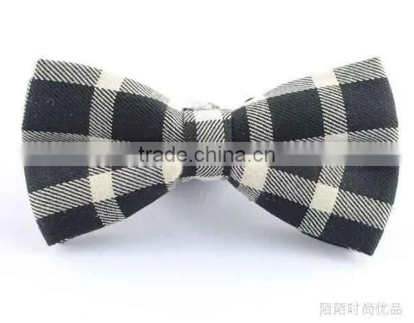 2015 Gentleman Wedding Party Tuxedo Bright Color Mens Bow Ties Pre-tied Adjustable Red Black Stripes Tartan Free Shipping photo-5