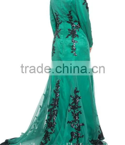 Baju-kurung-and-baju-melayu Long Sleeve Evening Dress for Muslim Long Sleeve Abaya Style Muslim Women Long Dress photo-2