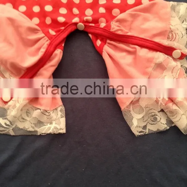 2015 Hot Sales Knitted Cotton Long Sleeve Baby Rompers With Bib QL-61 photo-3