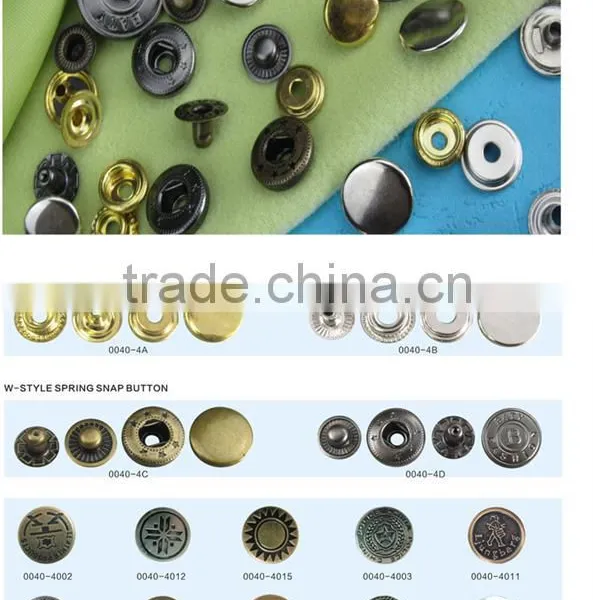 Hight Quality Snap Fastener Four Part Press Button for Men Buttons photo-6