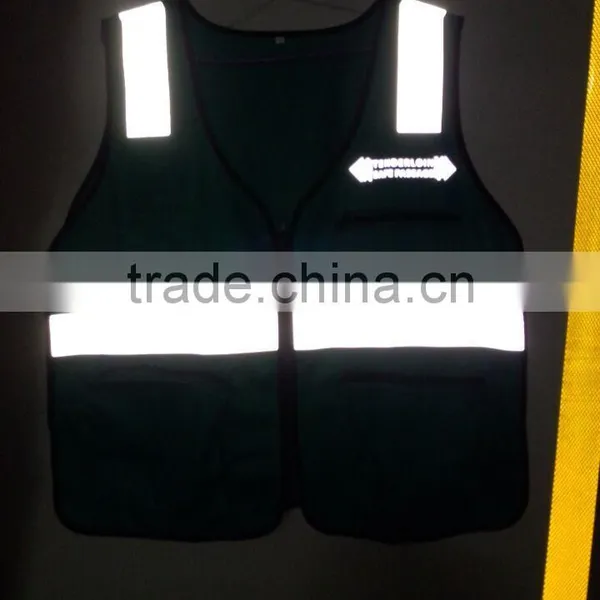 New Designing High Visibility Black Reflective Safety Vest for Children photo-5