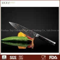 Damascus Steel 440C Edge Japanese Cooking Knife