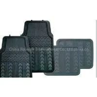 Black Rubber Car Floor Mats/2015 New Design Car Mat
