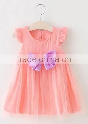 Summer Girls Dress Fashion Style Kids Dress Flowers Print for Baby Dress Girls photo-2