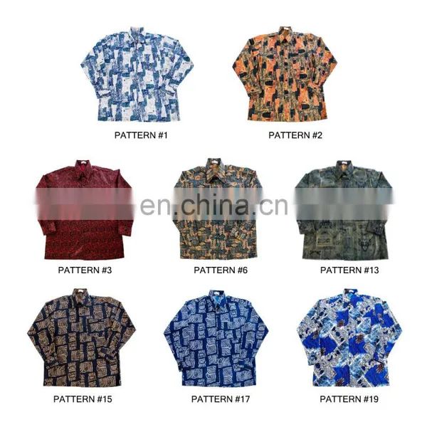 Thai Silk Mens Patterned Shirts/Casual Paisley Vintage Hawaiian photo-4