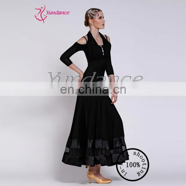 M-38 High Quality Professional Customized Dancing Waltz Practice Dress photo-2