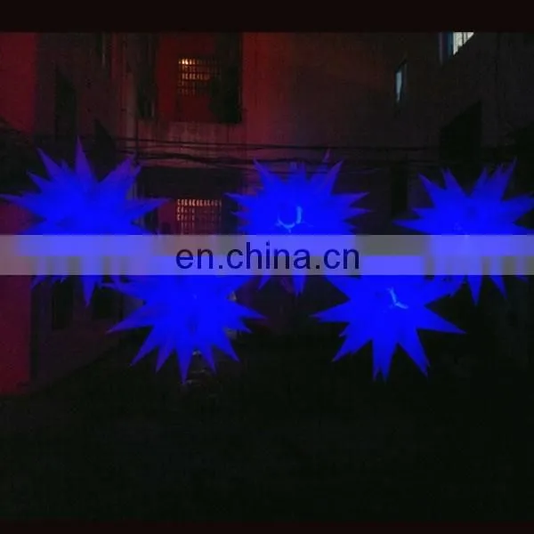 Led Inflatable Star With Led Lighting for Pub Stage Birthday Halloween Party Decoration photo-5