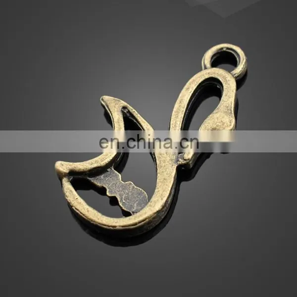 Wholesale Animal Bird Swan Shape Pendant Alloy Pendant Jewelry Accessories photo-4