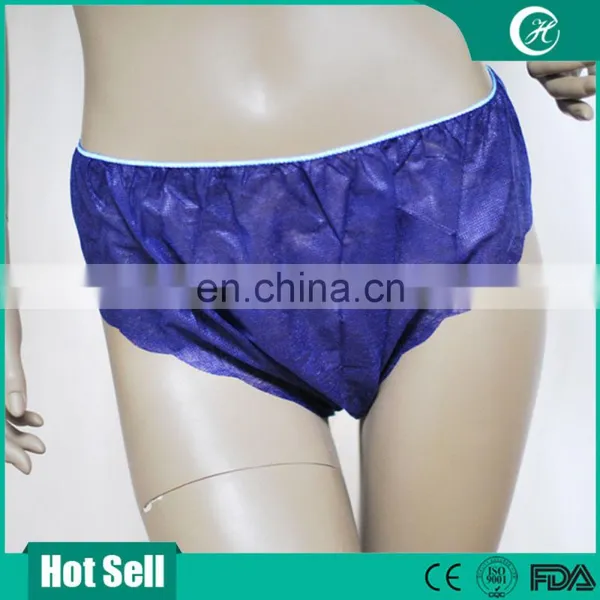 Disposable PP Nonwoven Printed Ladies Panties Ladies Briefs photo-3