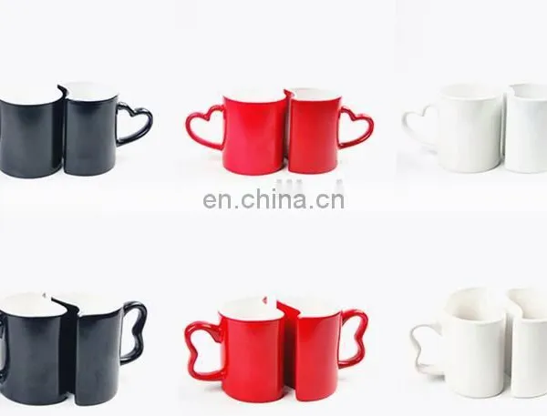 Hot Sale Ceramic Sublimation Lover Coffee Mug for Couples photo-3