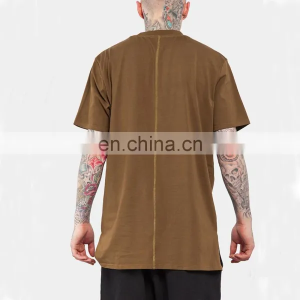 Cusotm Men t Shirt Printing Latest Designs Plain Cotton Chinese Clothing Manufacturers photo-5