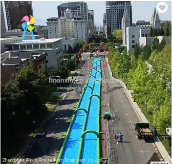 Interesting Summer Amusement Water Slide Inflatable Slip n Slide Water Slide the City