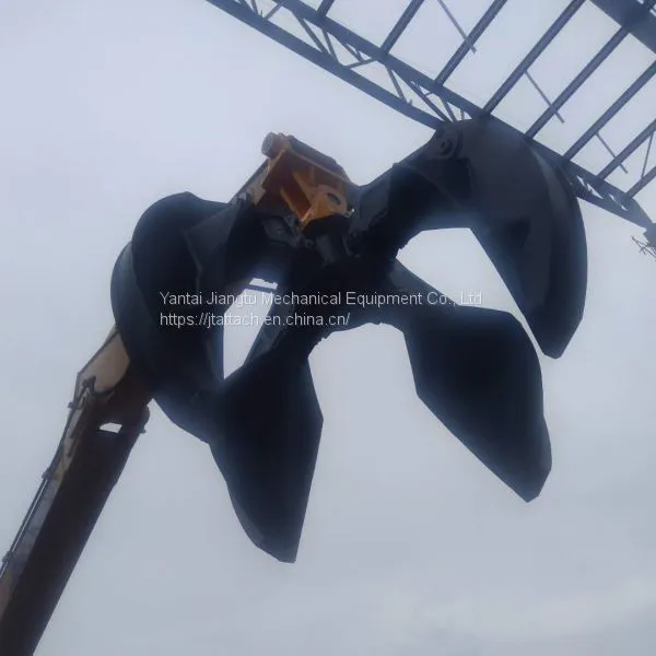 OEM Service Hydraulic Orange Peel Grapple for SK120 Excavator photo-2