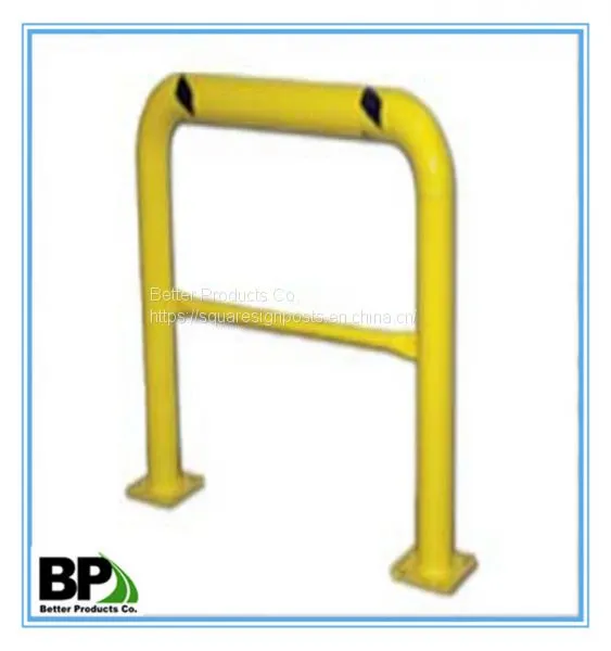 Wall Thickness 3 mm Steel Bollards Protecting Personnel Safety
