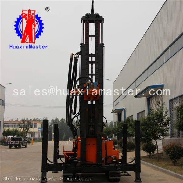 Huaxia Master Pneumatic Water Well Drilling Rig/hydraulic Diesel Power Well Drill Equipment for Price photo-3