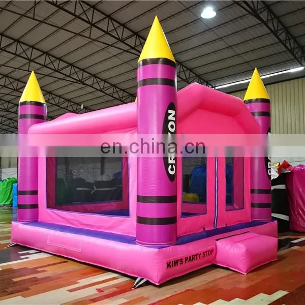 0.55mm PVC Commercial Inflatable Bounce House Kids Jumping Castle For Sale photo-4