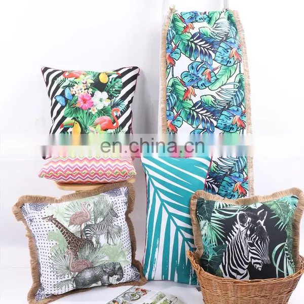 Attractive Designs Decorative Travel Custom Ramage Animals Different Shapes Digital Print Cushion for Outdoor Decoration photo-3
