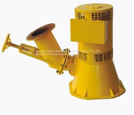 0.6KW to 5KW Mini Small Micro Alternative Dual Wheel Impact Type Hydroelectric Hydro Hydraulic Power Water Turgo Inclined Jet Turbine Angular Impulse Turbine Generator Pico Turbine Permanent Magnet Excitation Generator For Homes Farm Use photo-5