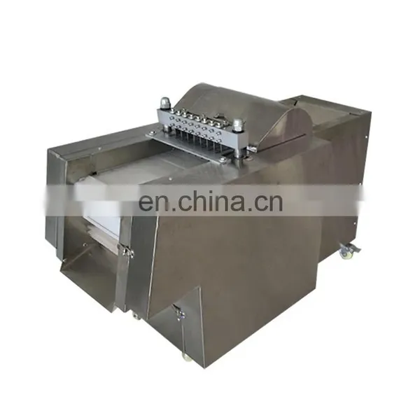 Automatic Chicken Cutting Machine / Chicken Cube Cutter / Meat Cubes Cutting Machine for Commerical Use photo-2