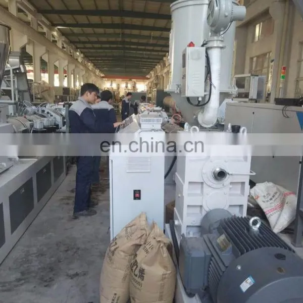 Plastic PVC Conduit Pipe Making Machine Extrusion Line/ PP PE Water Pipe Production Line photo-3