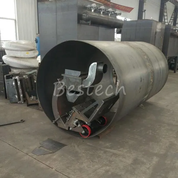 Large Steel Pipe Inner Surface Shot Blasting Machine photo-2