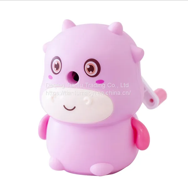 Creative Student Supplies Cute Pencil Sharpener Cartoon Children Stationery Hand Pencil Sharpener Kindergarten Gift Pencil Sharpener photo-5