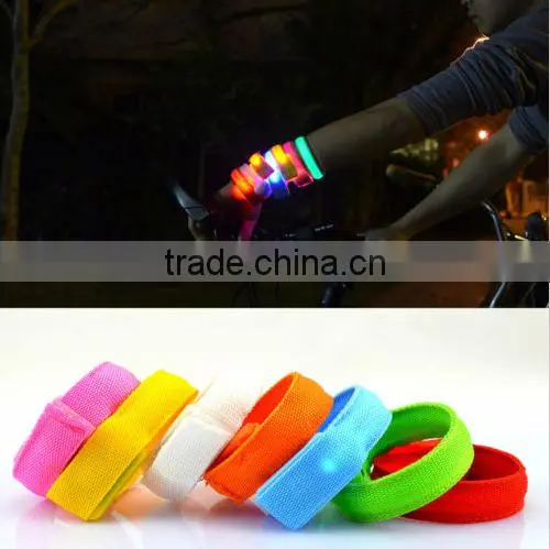 Cool Stylish Flashing LED Light Wrist Band Glow Armband Night Fun Wrist Strap photo-4