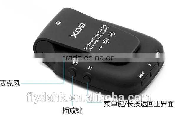 New Arrive 4gb Clip Mini Sport MP3 Player With Screen Can Play 30 Hours,RUIZU X09 Mp3 Music Payer With FM,E-Book,Clock,Data. photo-4