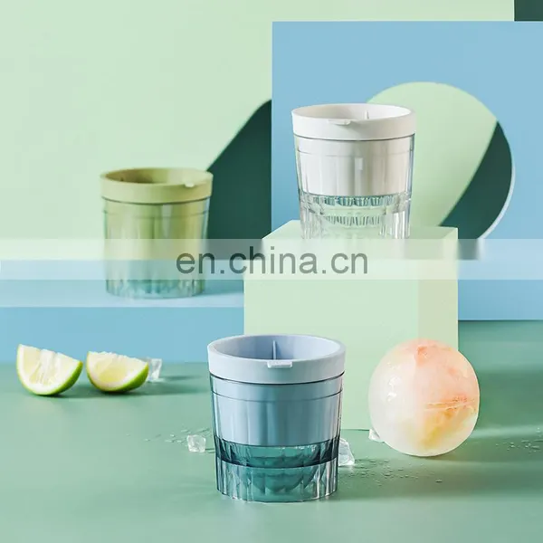 New Style PP Unique 2021 Cool Roundshape Glass Small Plastic Custom Ice Cube Tray photo-2