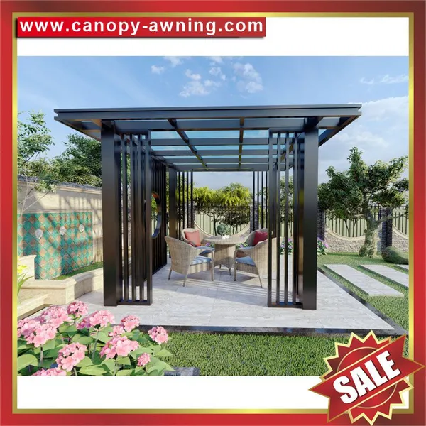 Beautiful Outdoor Park Garden Aluminum Alu Gazebo Pavilion Pagoda Shelter Canopy Awning Manufacturer China photo-4