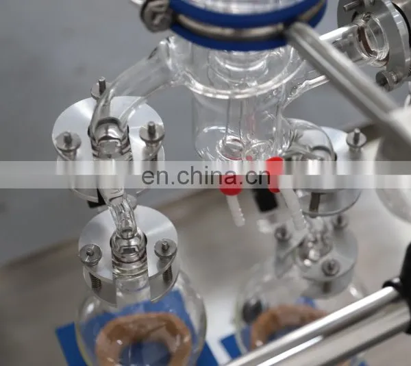 Turnkey Glass Short Path Wiped Film Evaporator Molecular Distillation Equipment photo-4
