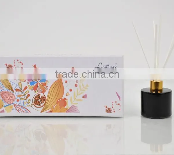 3*30ml Home Fragrance Aroma Reed Diffuser With Glass Bottle Shiny Lid SA-2024 photo-2