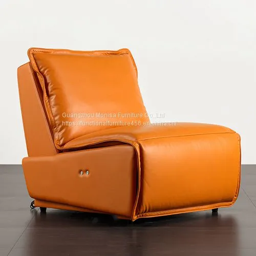 Nordic Family Single Functional Sofa Sofa Chair Modern Leather Art Leisure Single Chair Coffee Chair photo-4