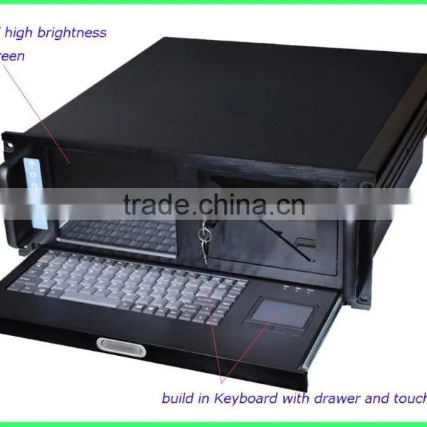 8.4 Inch Touch Screen Industrial 4U Rackmount Cabinet