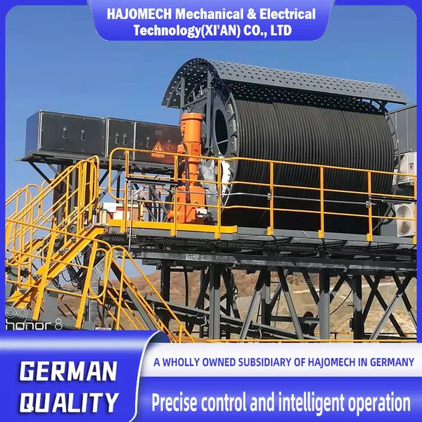 HAJOMECH Cable Reel_PLC Frequency Conversion_multi-row Reel_port_power Plant_coal Yard