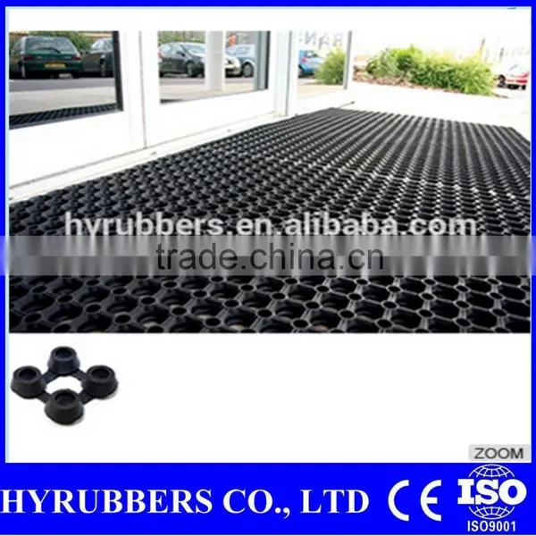 Qingdao Hot Sale Factory Produced Colorful Perforated Rubber Mats photo-6