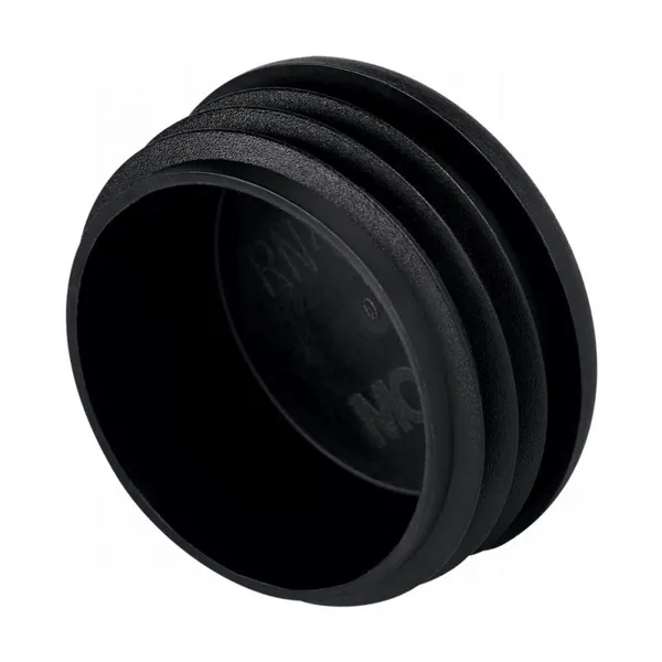 Stainless Steel Stair Cap Handrail Tube Round Ended Plug Black Plastic Tube Plug Ending