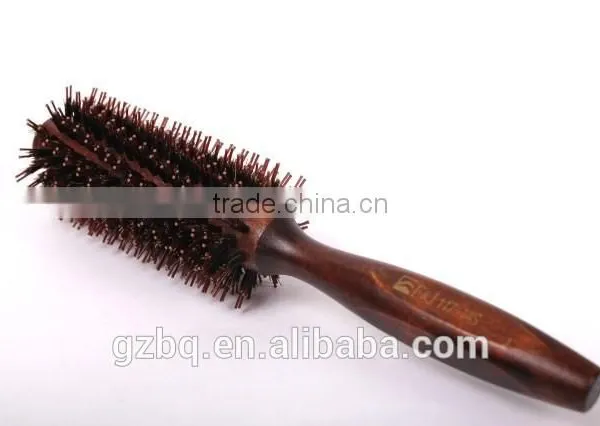 Beauty Boar-bristle Round Salon Hair Comb photo-2