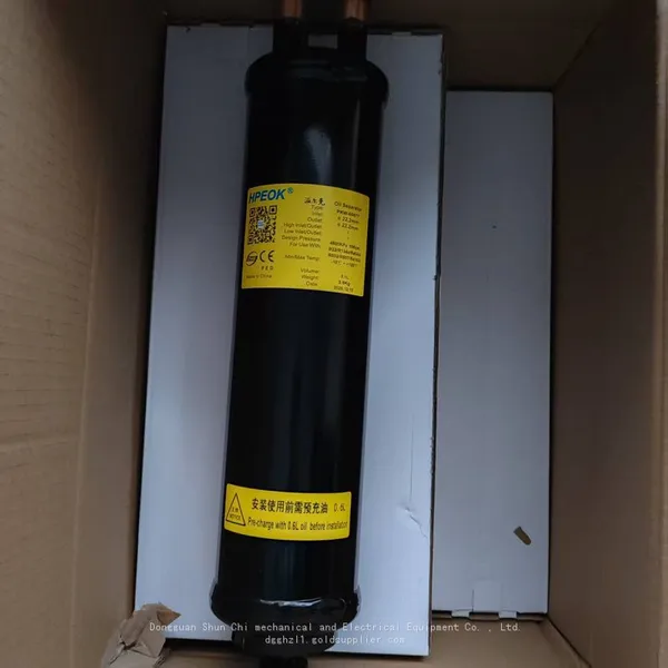 HPEOK Pailerke Oil Separator PKW-55877 Cold Storage Air Conditioning Refrigeration Compressor Unit Oil Gas Oil Liquid Separ
