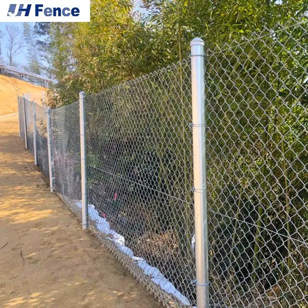3.0mm 9 Gauge Galvanized Cyclone Mesh Chain Link Fence for Durable Security photo-5