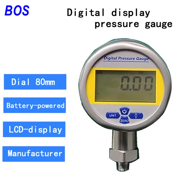 Digital Pressure Gauge BOS-ZK02, Battery-powered, Produced and Supplied by Huawei Boshi photo-3