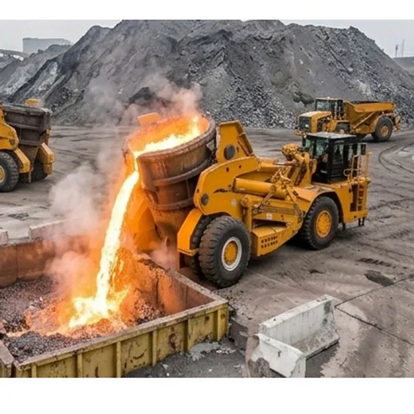 Industrial Slag Pot Carrier Vehicle for Steel Plant Molten Slag Handling Equipment